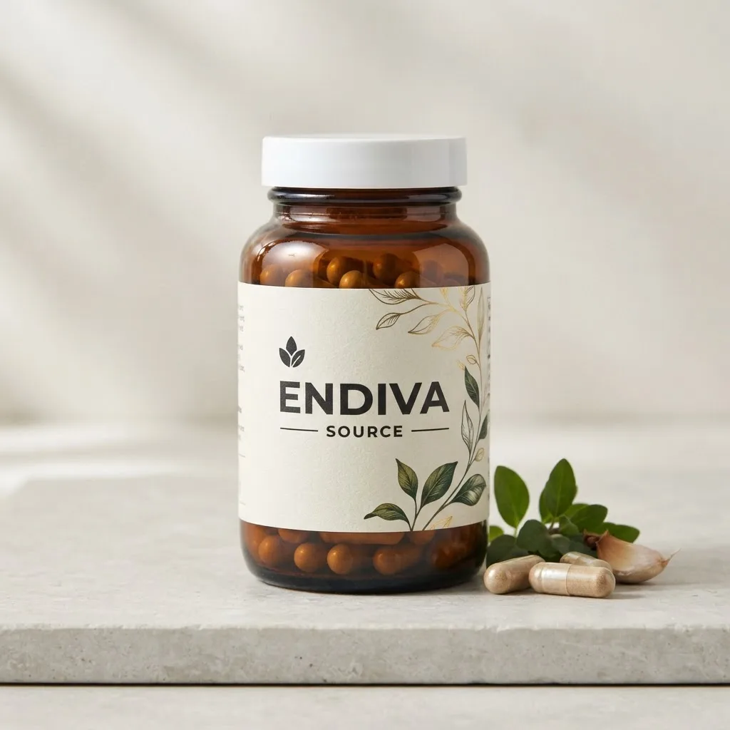 Endiva Source burk med ingredienser